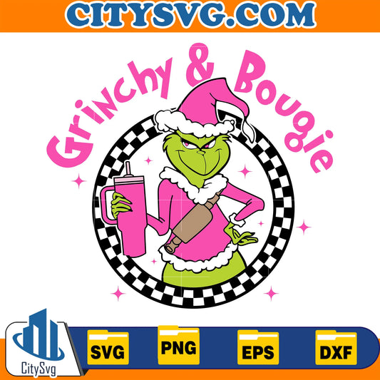 Grinchy_BougieChristmasSvg