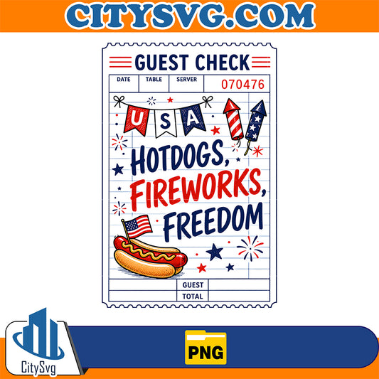 Guest-Check-Hot-Dogs-Fireworks-Freedom-Bow-Png