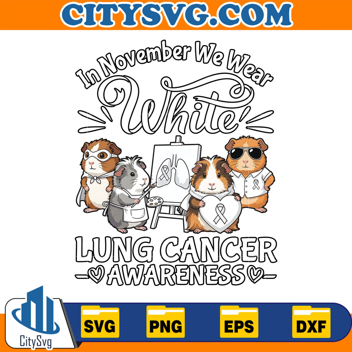 Guinea-Pig-Lung-Cancer-Awareness-Svg