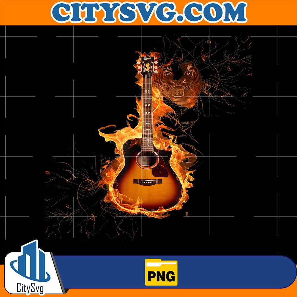 Guitarist-Musician-Guitar-On-Fire-Best-Cool-Music-Lover-Png