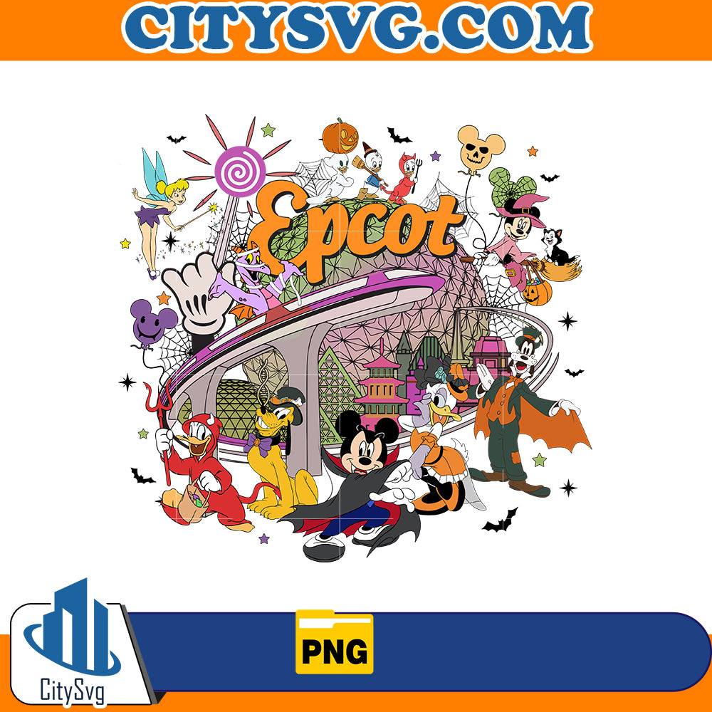 Epcot Halloween Mouse And Friends Png