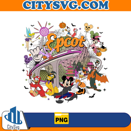 Epcot Halloween Mouse And Friends Png