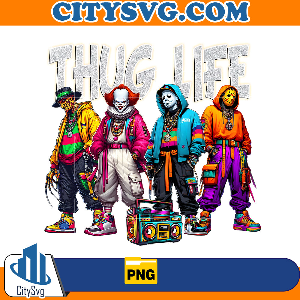 Thug Life Hip Hop Horror Movie Png