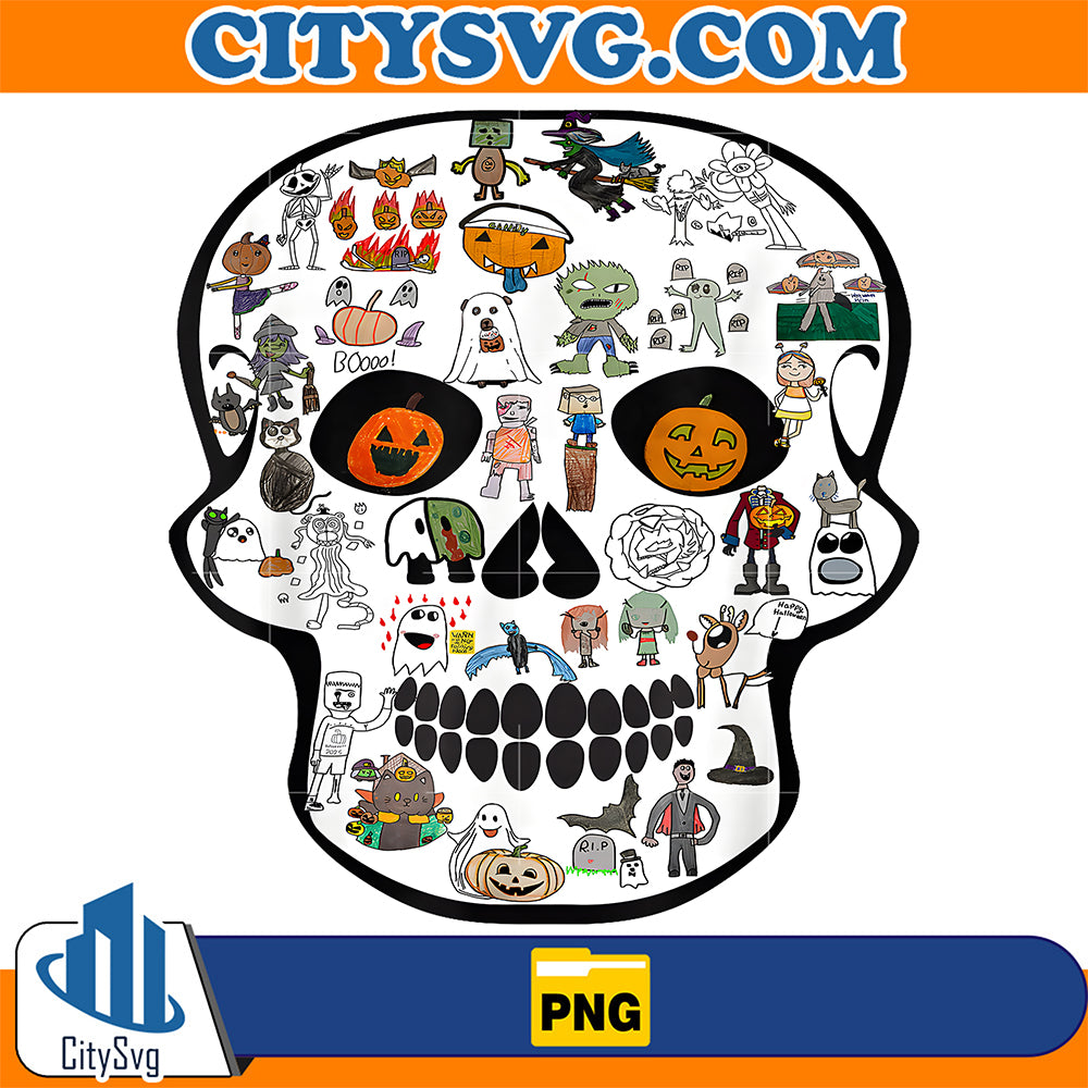Halloween-Skull-2025-Png