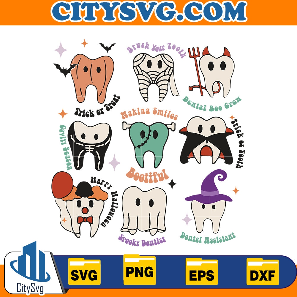 Halloween Dentist Svg