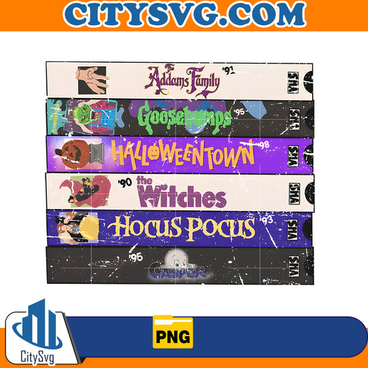 Halloween Movies VHS Png