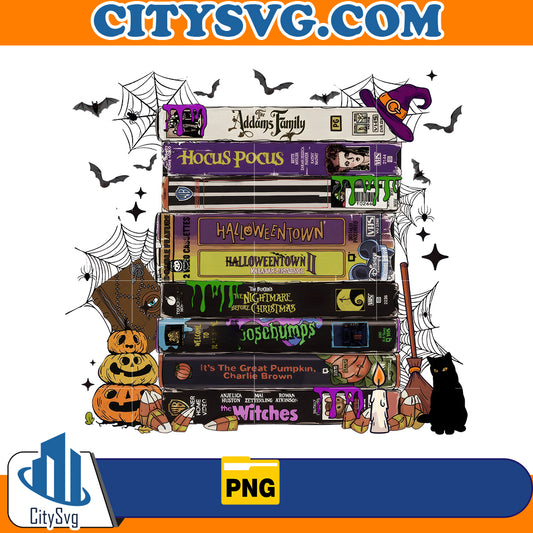 Halloween Movies VHS Png