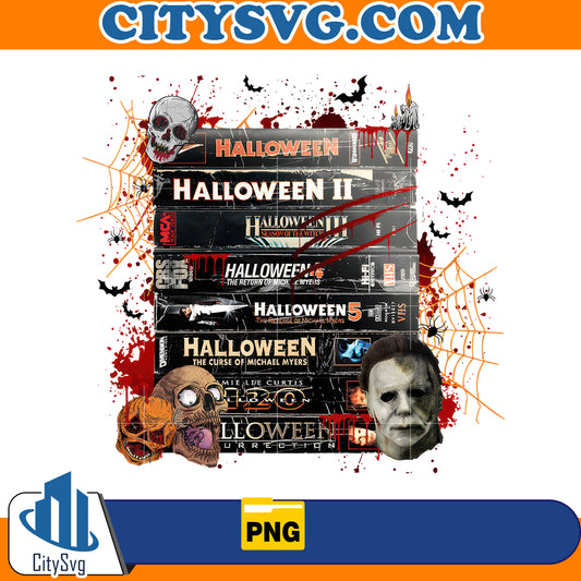 Halloween Movies VHS Png