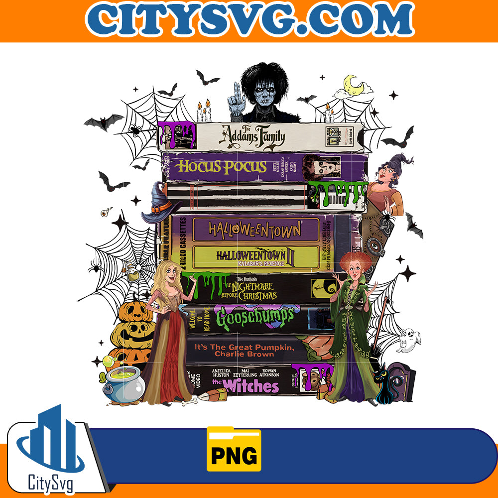 Halloween Movies VHS Png