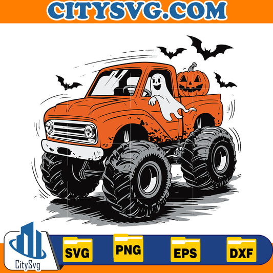 Halloween Truck Svg