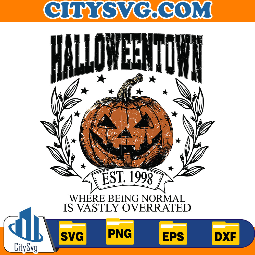 Halloweentown 1998 Pumpkin Svg