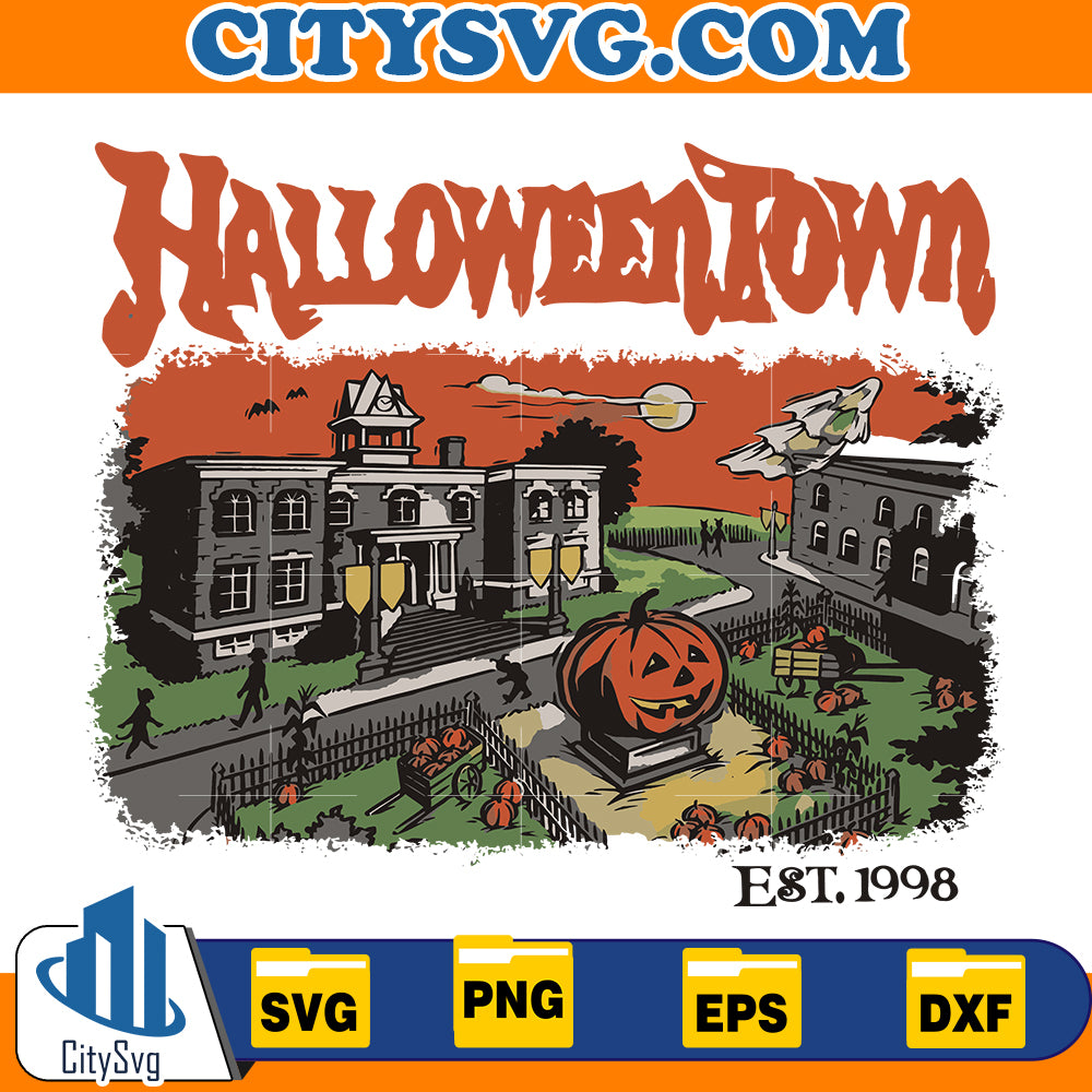 Halloween town Est 1998 Svg