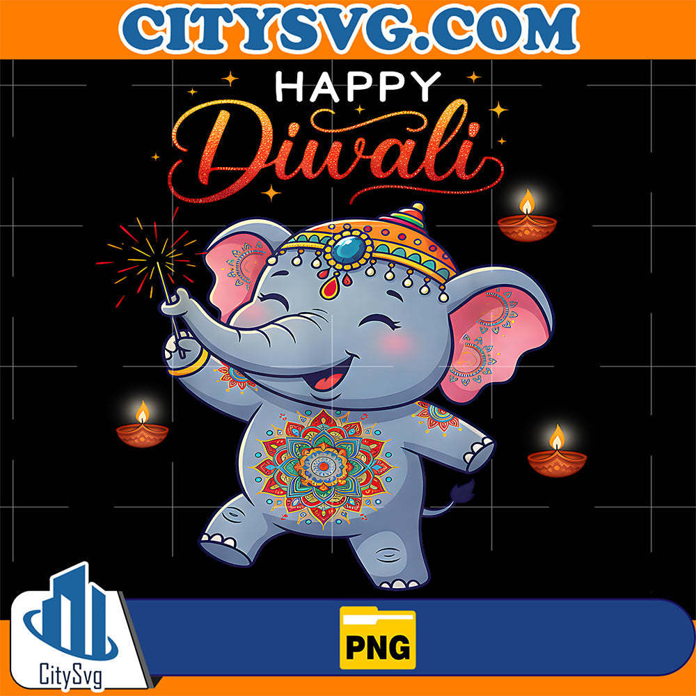 Happy-Diwali-Festivalof-Lights-Celebration-Kids-Toddlers-Png
