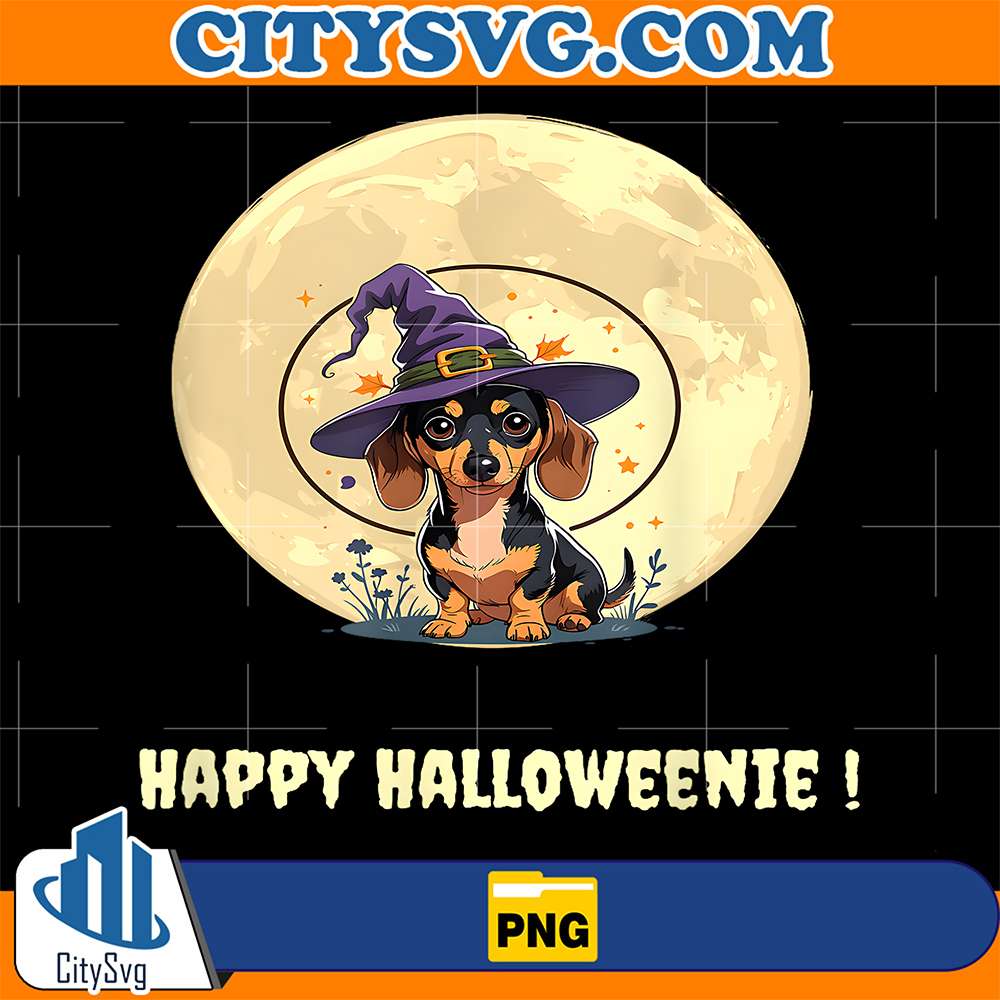 Happy-Halloweenie-Dachshund-Png