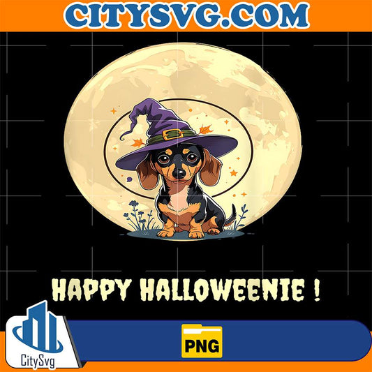 Happy-Halloweenie-Dachshund-Png
