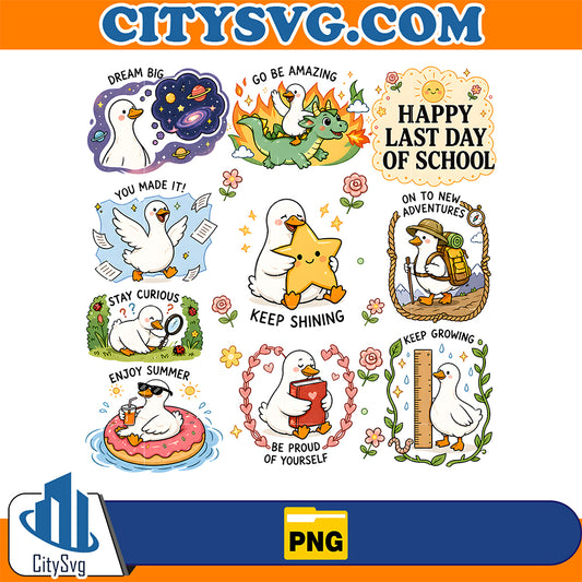 Happy-Last-Day-Of-School-Cute-Duck-Png