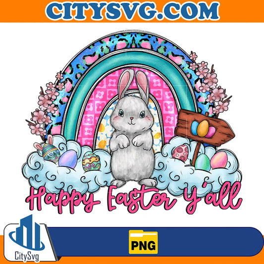 HappyEasterYallSublimationPng