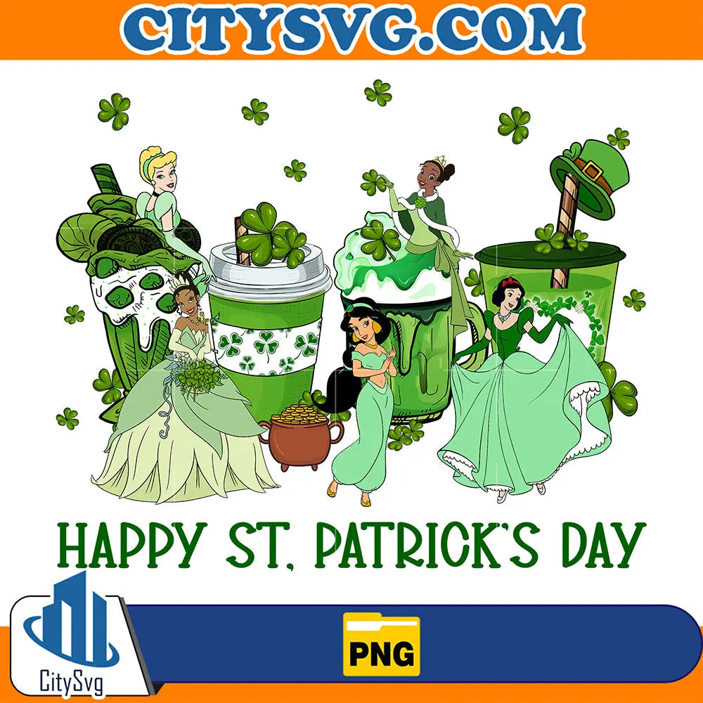 HappyStPatrick_sDayDisneyPrincessPng