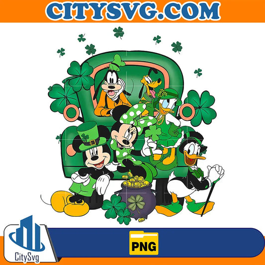 HappyStPatricksDayMickeyAndFriendsPng1