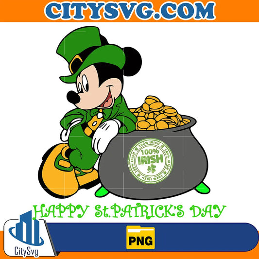 HappyStPatricksDayMickeyIrishPng1