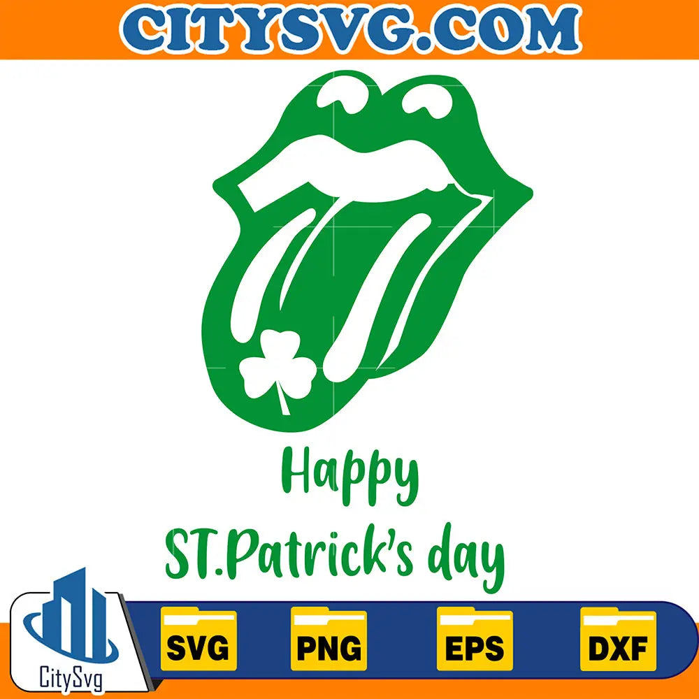 HappyStPatricksDaySexyLipsSvg