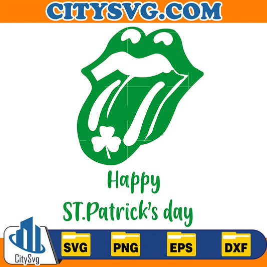 HappyStPatricksDaySexyLipsSvg