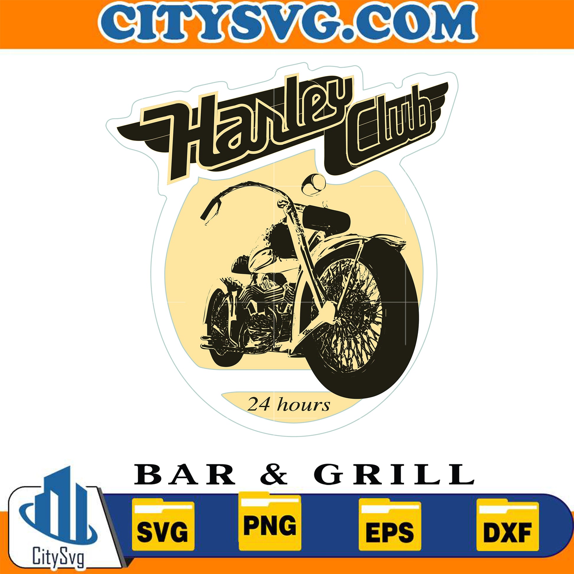 HarleyClubDavidsonBar_GrillSvg