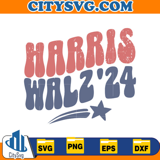 Kamala Harris 2024 Walz Svg