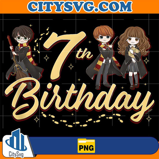 Harry-Potter-7th-Birthday-Harry-Hermione-And-Ron-Chest-Png