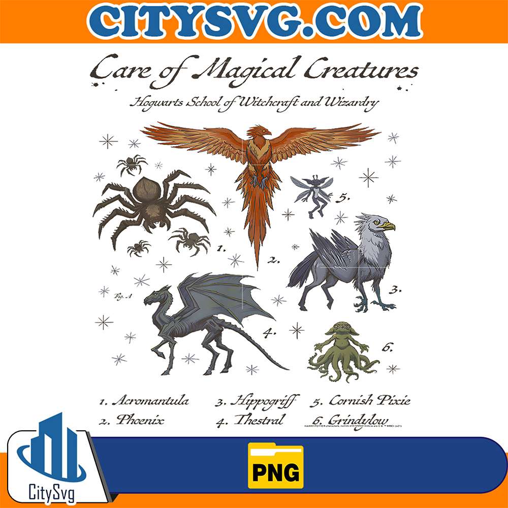 Harry-Potter-Care-Of-Magical-Creatures-Hogwarts-School-Of-Witchcraft-And-Wizardry-Png