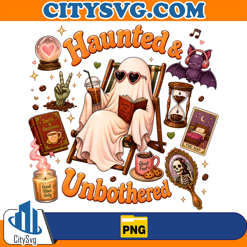 Haunted-And-Unbothered-Png