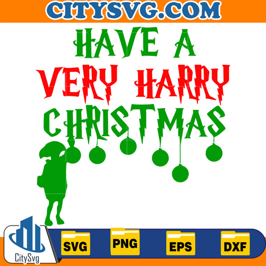 HaveAVeryHarryChristmasSvg