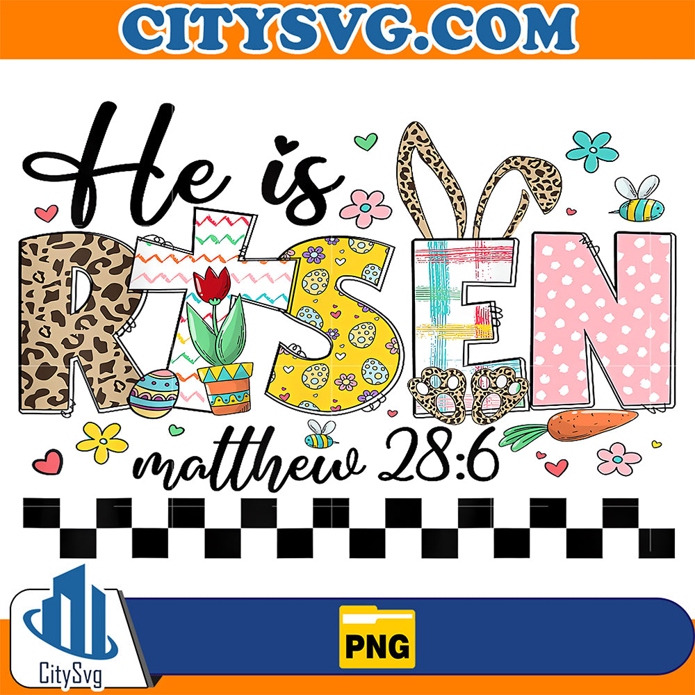 He-Is-Risen-Christian-Easter-Rabbit-Happy-Easter-Png