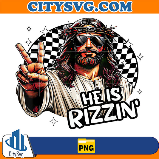 He-Is-Rizzin-Jesus-Christian-Happy-Easter-Hunt-Eggs-Png