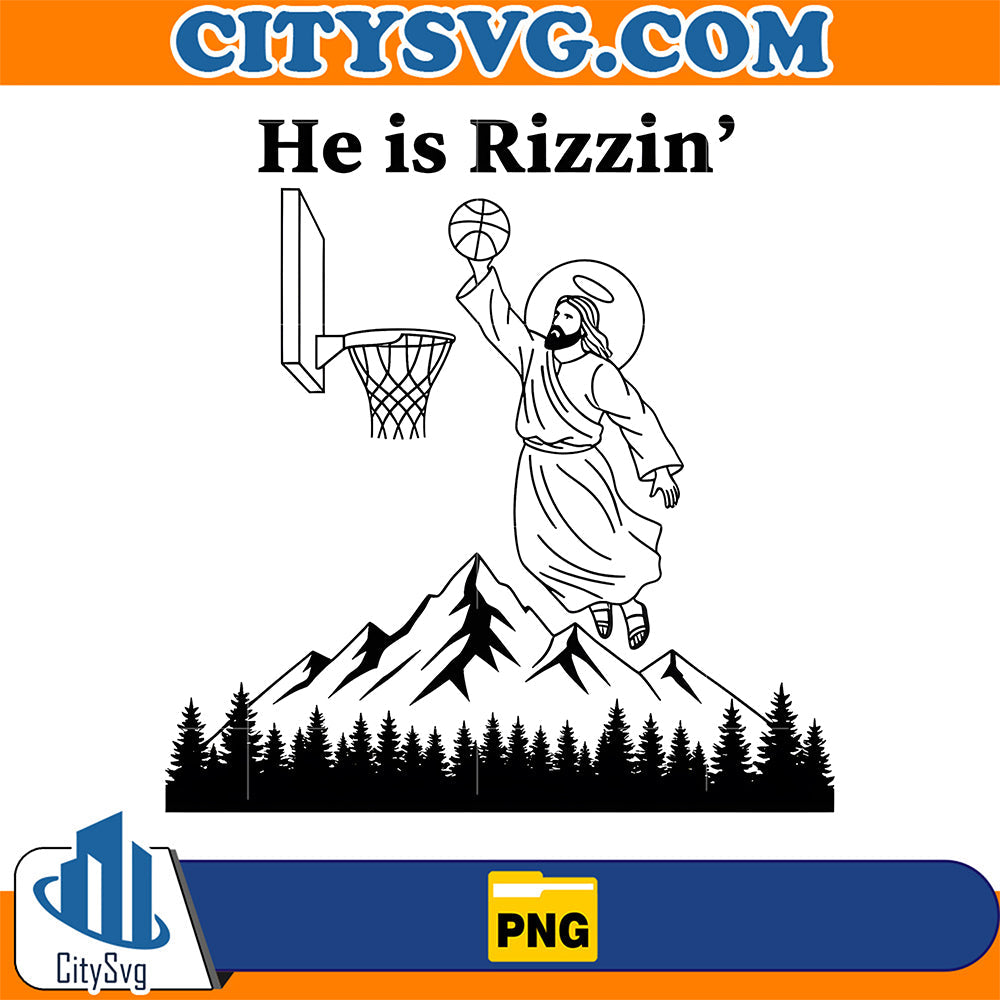 He-is-Risen-Easter-Png-Jesus-Playing-Basketball-Png