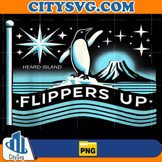 Heard-Island-Flippers-Up-Penguin-Png
