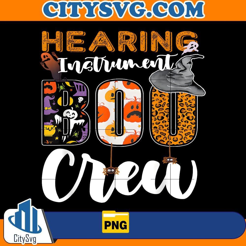 Hearing Instrument Boo Crew Halloween Match Specialist Png CitySvg