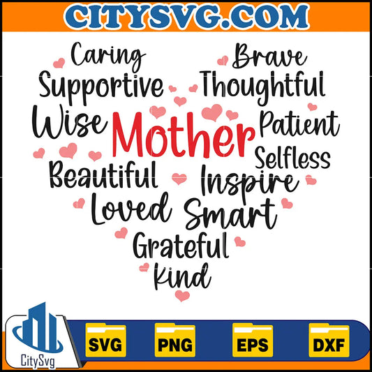 HeartShapeMother_sDaySvg