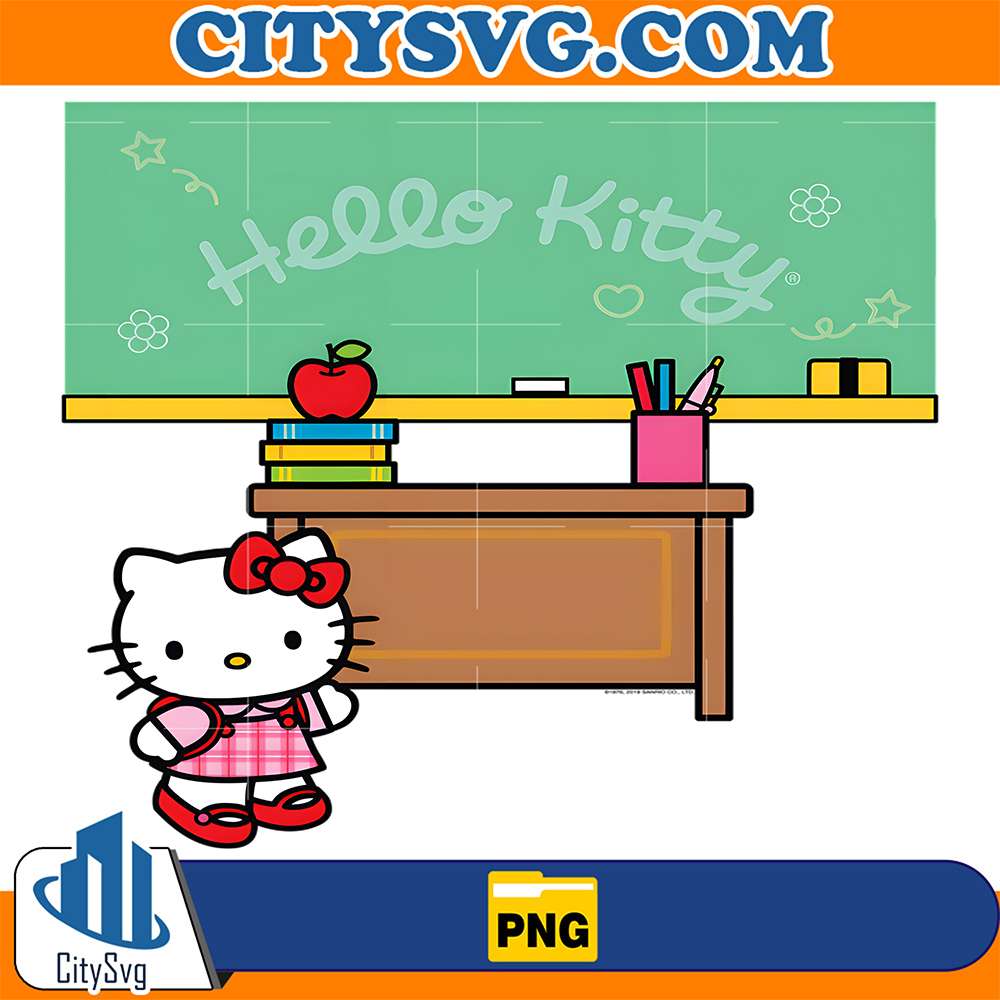 Hello-Kitty-Classroom-Teacher-School-Png