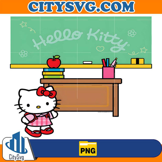 Hello-Kitty-Classroom-Teacher-School-Png