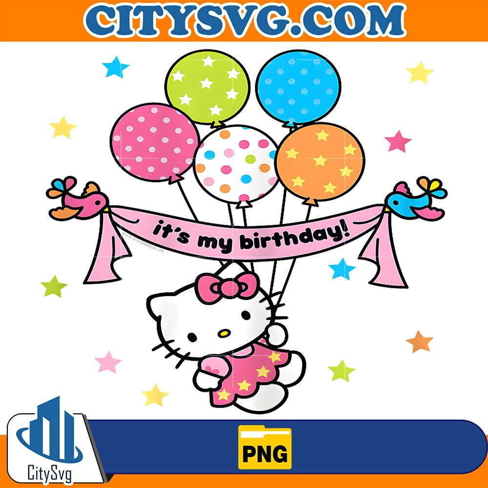 Hello-Kitty-It-s-My-Birthday-Png