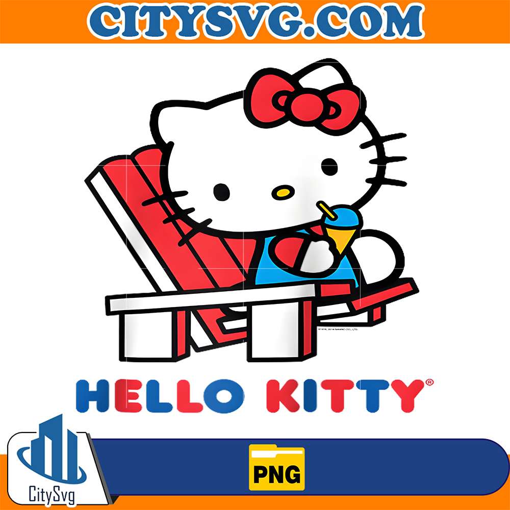 Hello-Kitty-Snow-Cone-Summer-Png