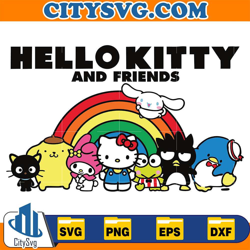 Hello-Kitty-and-Friends-Svg