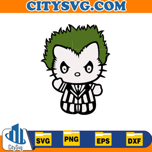 Hello Kitty Beetlejuice Svg