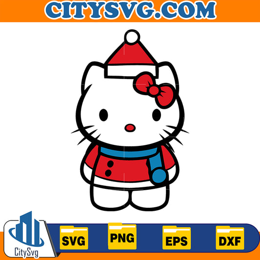 HelloKittyChristmasSvg_12