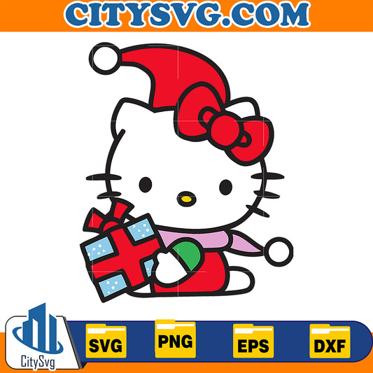 HelloKittyChristmasSvg_7