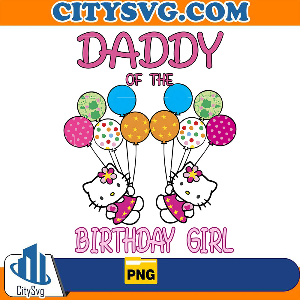 HelloKittyDaddyOfTheBirthdayGirlPng