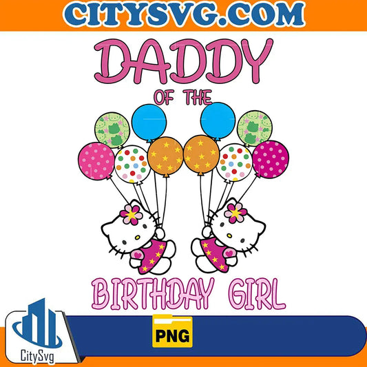 HelloKittyDaddyOfTheBirthdayGirlPng