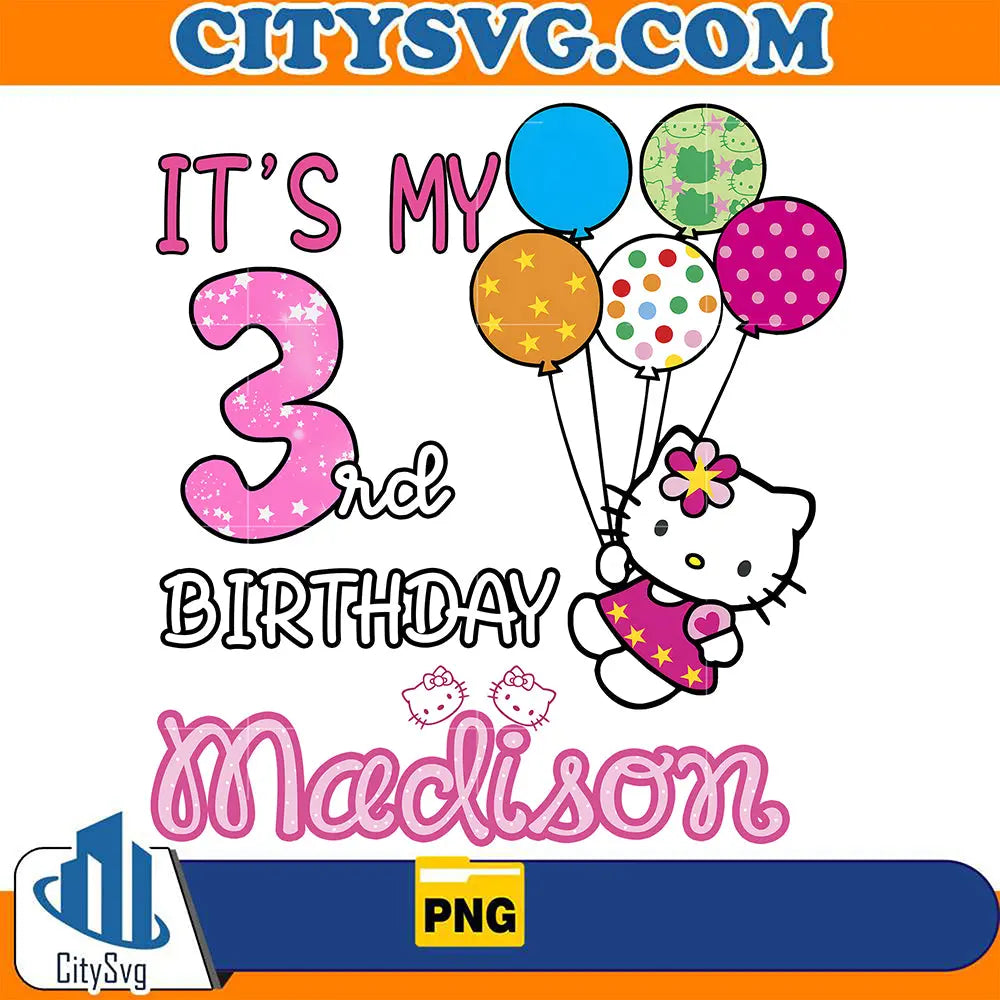 HelloKittyIt_sMy3rdBirthdayMadisonPng