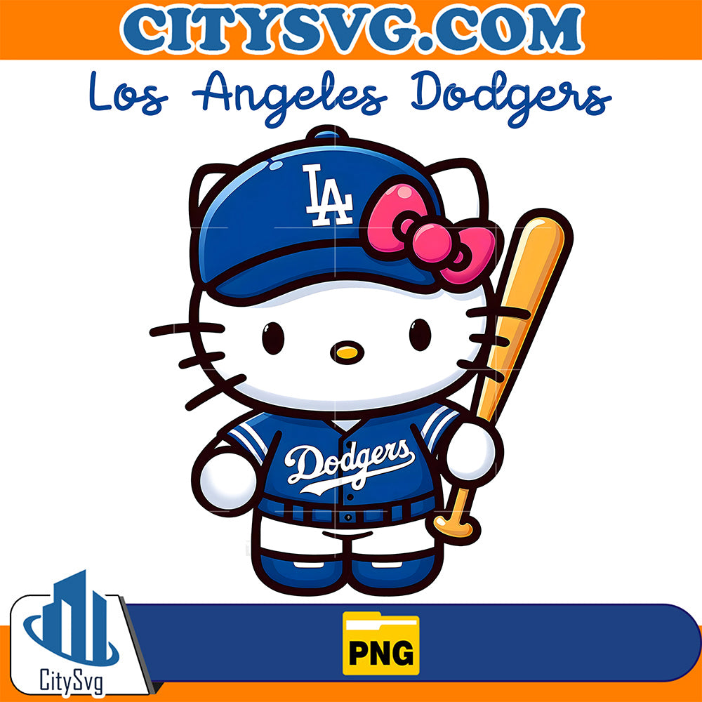 HelloKittyLosAngelesDodgersPng